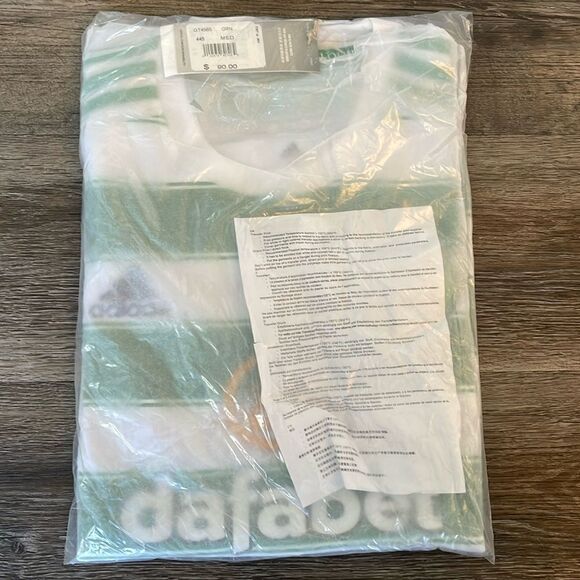 Adidas Celtic FC Home Jersey 2021/2022 GT4565 Mens Green/White Size Medium NWT - Picture 4 of 6